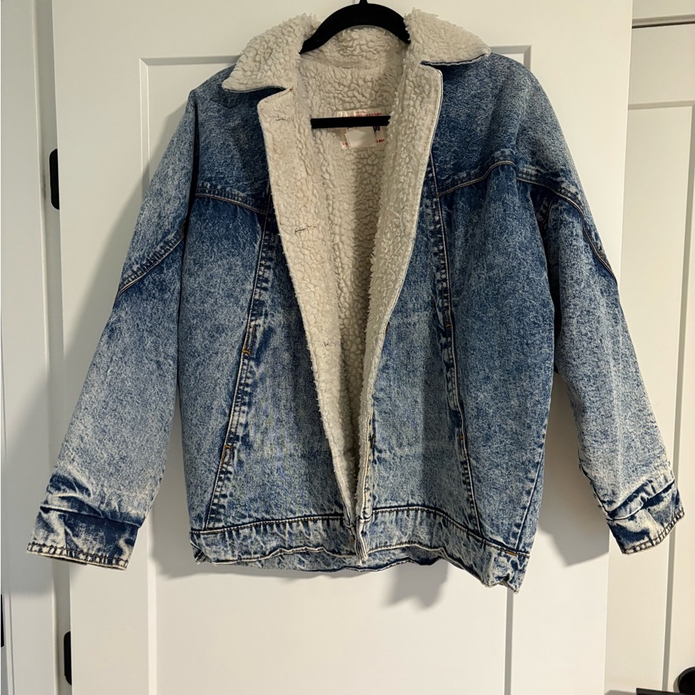 Vintage Chorus Line Sherpa Jacket